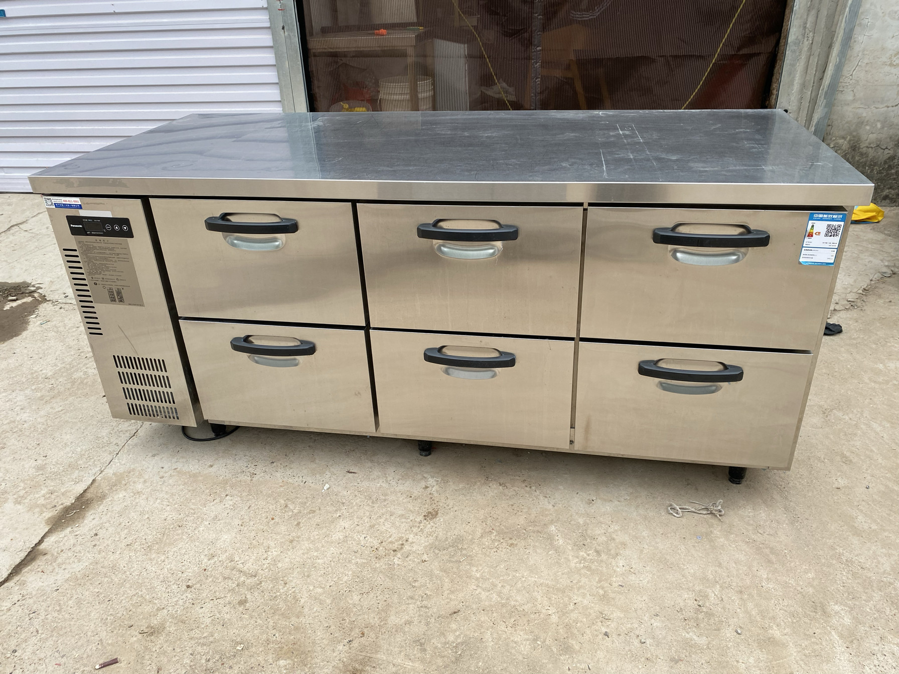 二手Panasonic松下商用抽屉冷柜 冷冻冰柜