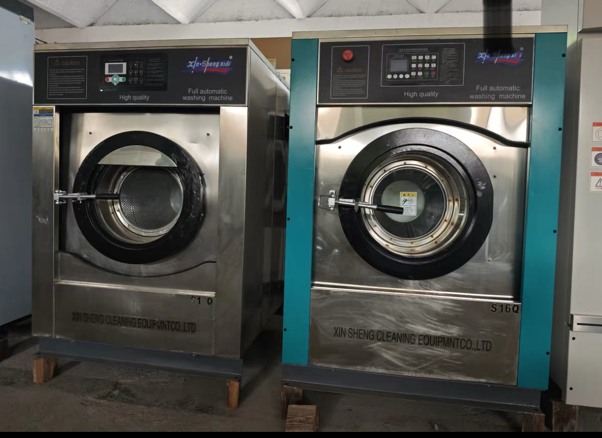 鑫生16公斤水洗机二手洗衣机干洗机烘干机380电压成色新